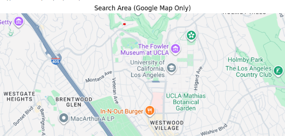 Fig 5a. Satellite tile grid over UCLA campus